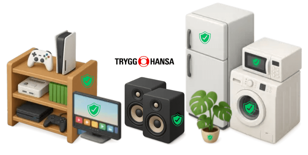 Försäkrade möbler och prylar