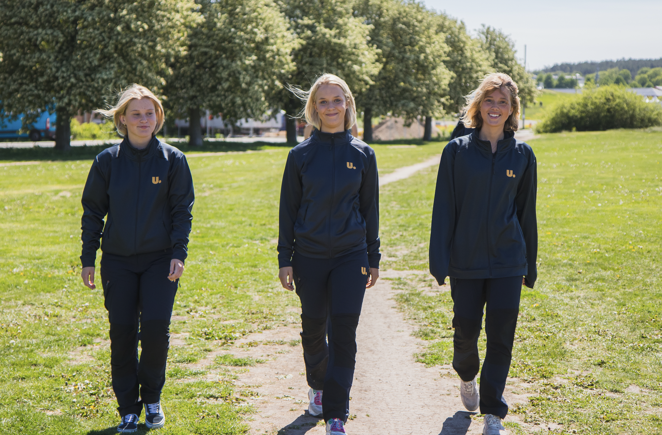 Ungdomskraft-medarbetare i Göteborg på väg till uppdrag