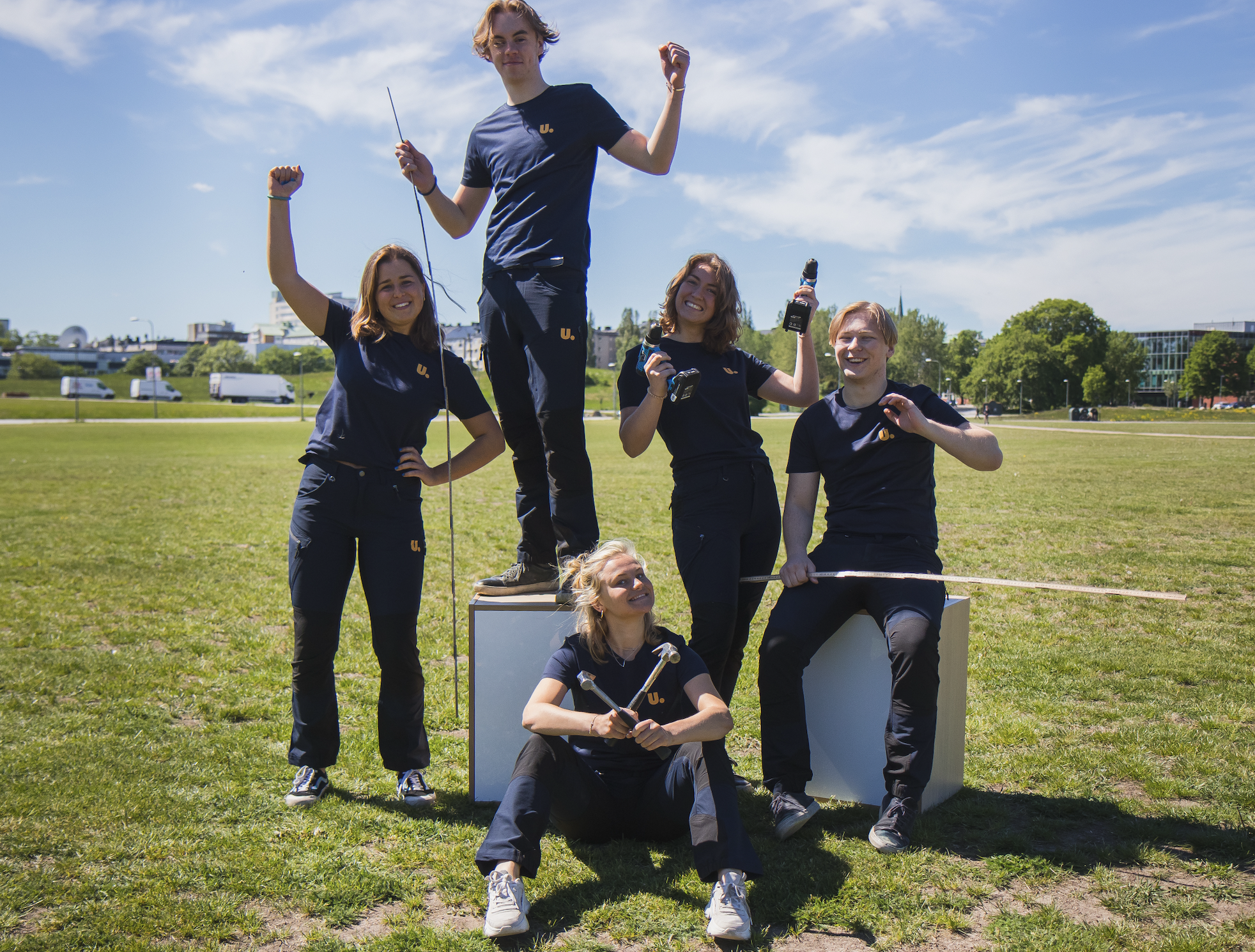 Ungdomskraft-teamet i Göteborg — anställda ungdomar redo för uppdrag